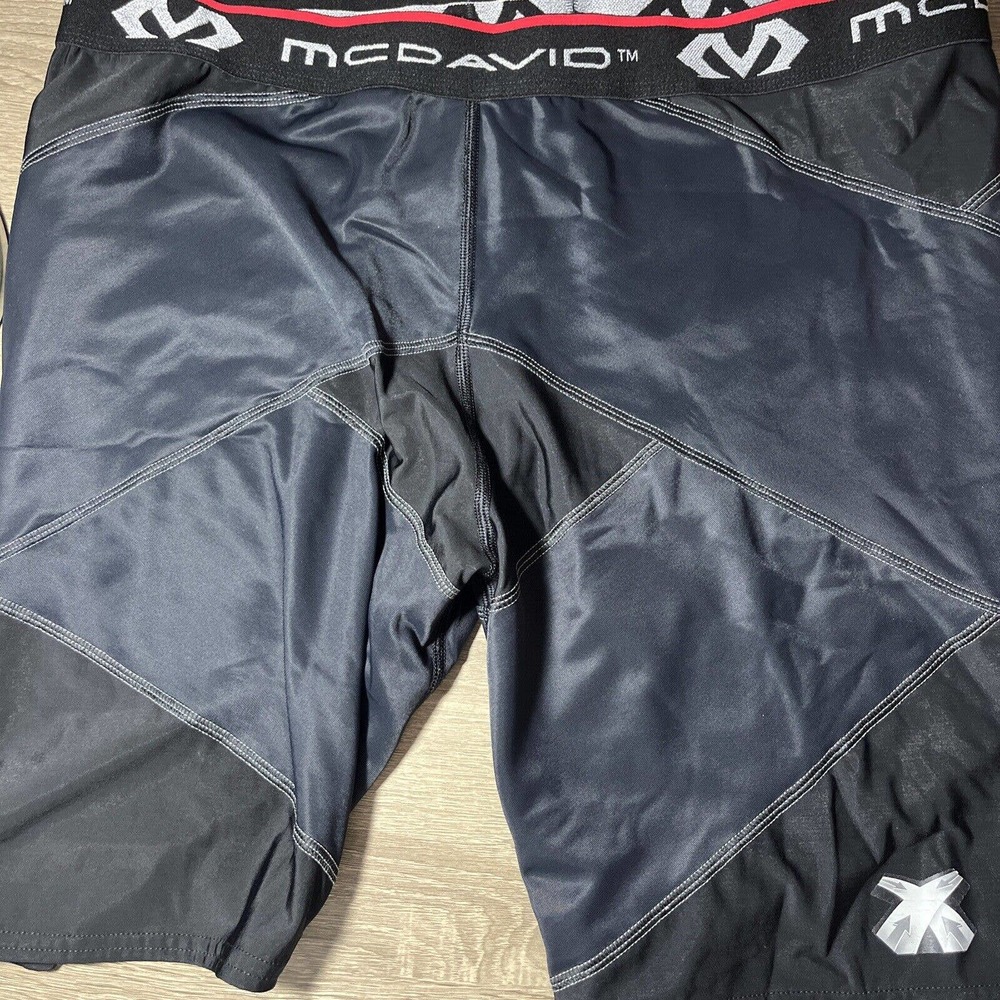 NEW McDavid Men's Cross Compression Short with Hip Spica 3XL Black